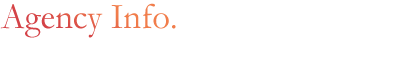 Agency Info.